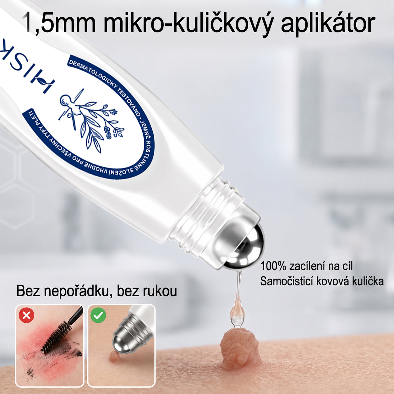 Oficiální značkový obchod | Hiskin® 7denní odstraňovač skvrn a pigmentových skvrn (Bezbolestný rollerball bez jizev)🐬